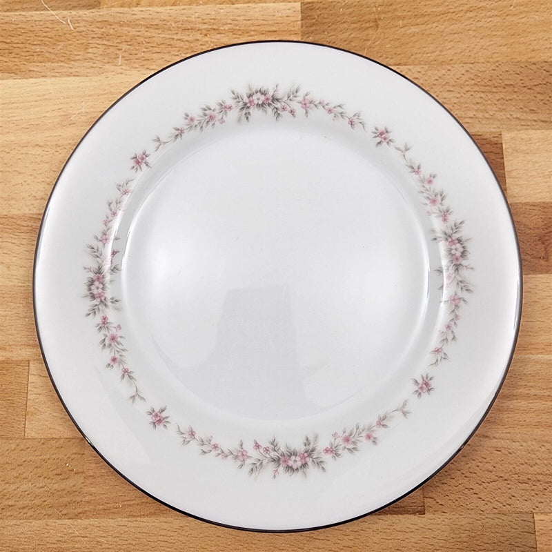 Load image into Gallery viewer, Noritake Rosepoint 8” Salad Plate Pink Floral Vine Ceramic 6206
