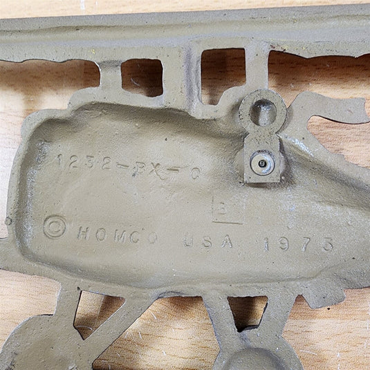 3 Vintage Airplane Wall Hanging Cast Metal Ww1 Bi-Planes Made Usa 1970 Homco