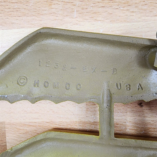 3 Vintage Airplane Wall Hanging Cast Metal Ww1 Bi-Planes Made Usa 1970 Homco