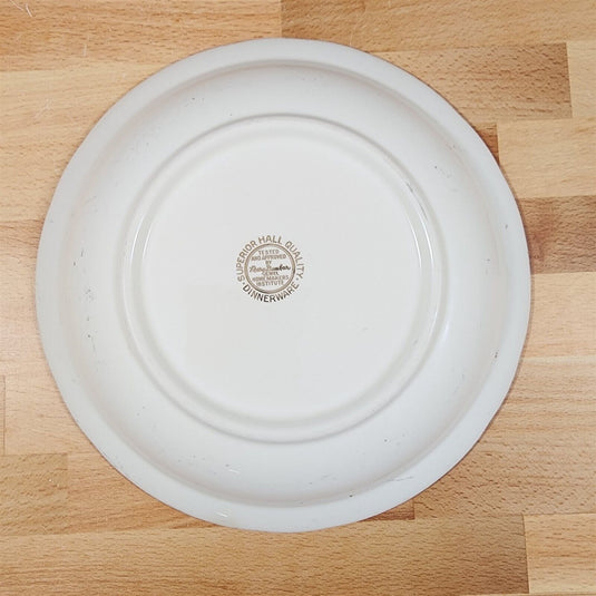 Hall Autumn Leaf Set of 4 Soup Coupe Bowl USA Dinnerware Tableware 8.5"