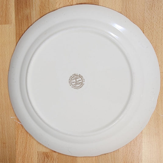 Hall Autumn Leaf Dinner Plate Set of 4 USA Floral Dinnerware Tableware 10"