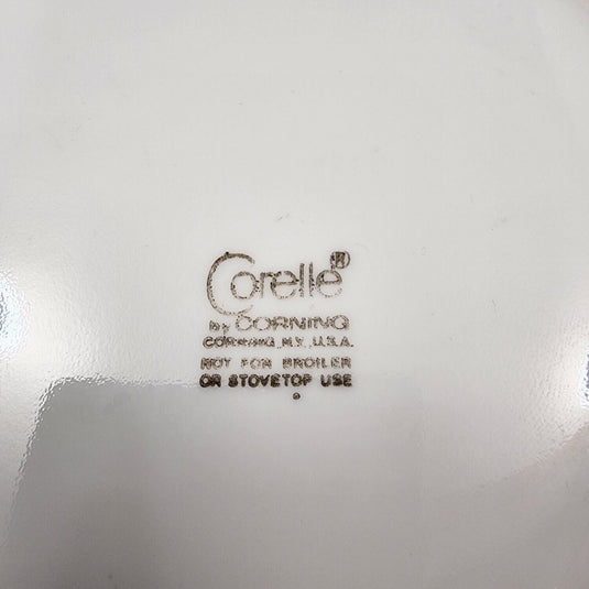 Corelle Corning Ribbon Bouquet Coffee Cup and Saucer Set of 2 Mugs