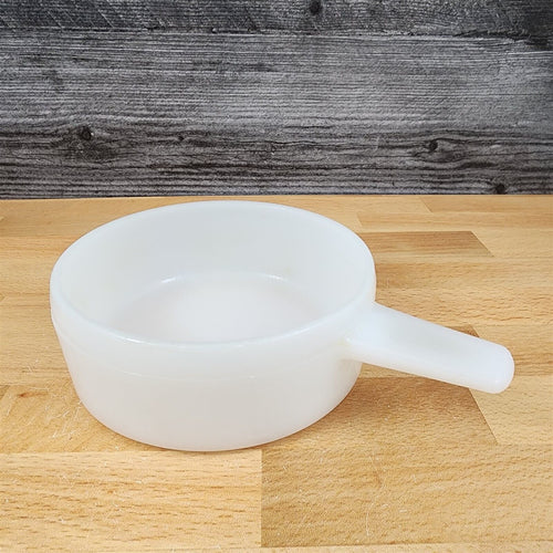 Ovenware Casserole Soup Bowls With Handles J2639 Milk Glass 14 Oz Usa