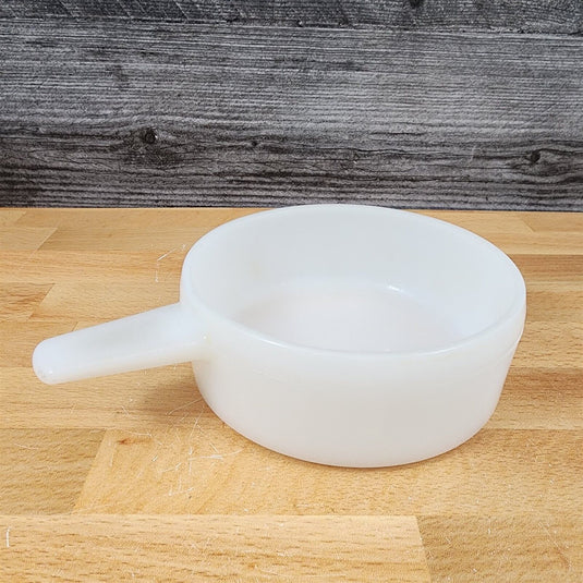 Ovenware Casserole Soup Bowls With Handles J2639 Milk Glass 14 Oz Usa