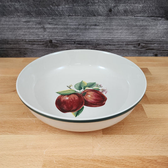 China Pearl Casuals Apples Round Vegetable Bowl Dinnerware Tableware 9"