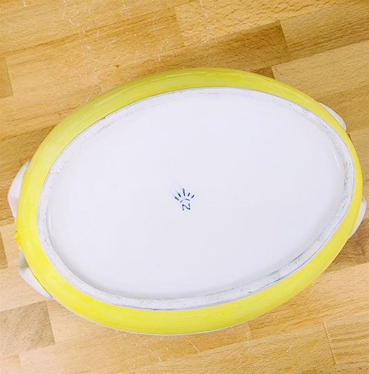 Tureen Arnart Harvest Collection Fruit Design with Lid and Ladle Made in Japan