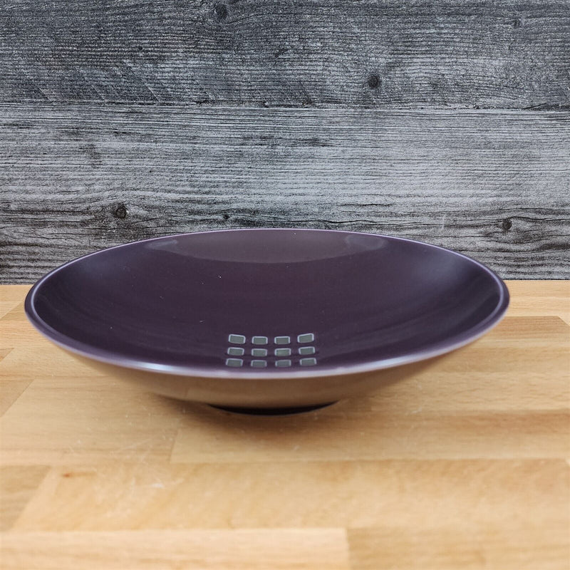 Load image into Gallery viewer, Mikasa Viewpoint Purple 2 Round Soup Cereal Bowl Set Potter&#39;s Art MK604 8-1/8&quot;
