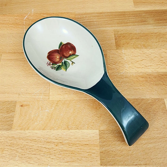 China Pearl Casuals Apples Spoon Rest Holder Dinnerware Tableware 4 5/8"