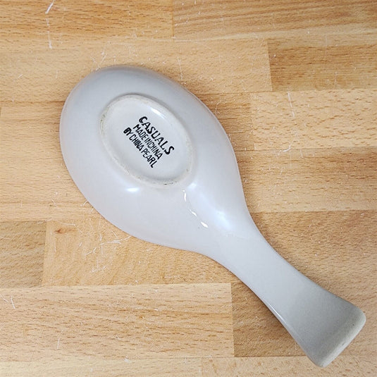 China Pearl Casuals Apples Spoon Rest Holder Dinnerware Tableware 4 5/8"