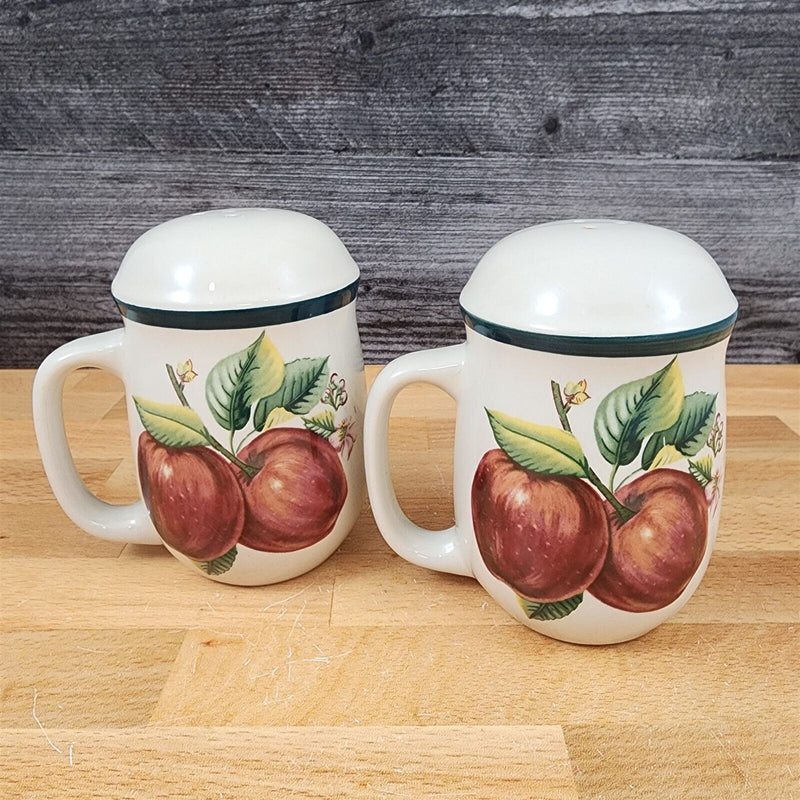 Load image into Gallery viewer, China Pearl Casuals Apples Salt and Pepper Set Dinnerware Tableware 7 5/8&quot;
