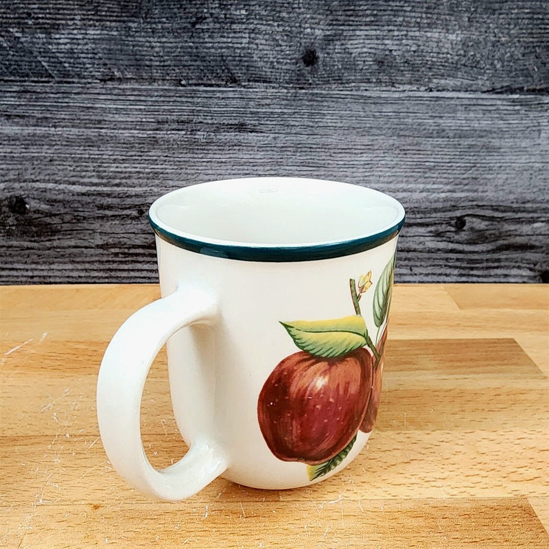 Load image into Gallery viewer, China Pearl Casuals Apples 2 Coffee Mug Set 3 3/4 Tea Cup&quot;
