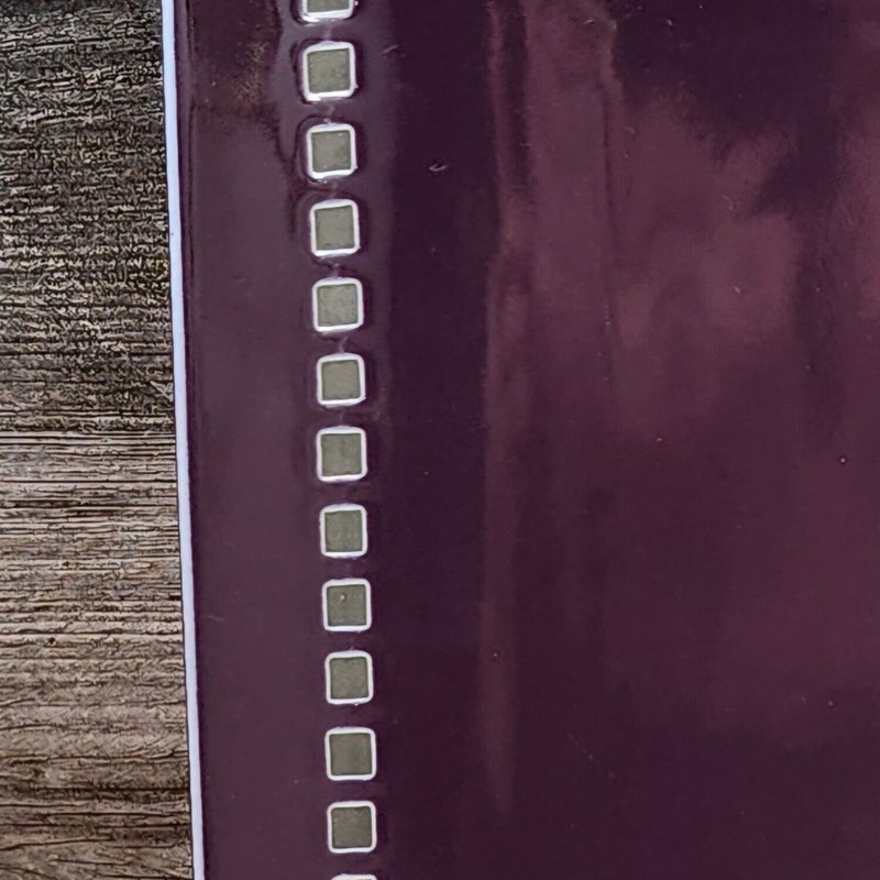Load image into Gallery viewer, Mikasa Viewpoint Purple Square Dinner Plate Set of 2 Potter's Art MK604 10-7/8"
