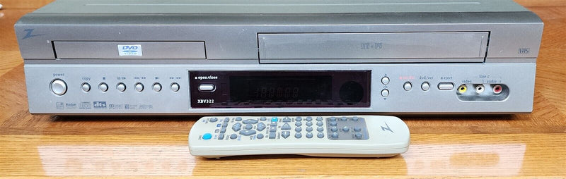 Load image into Gallery viewer, Zenith Combo DVD Player Hi-Fi Stereo VHS Recorder XBV322 DVD-VCR Player Tested
