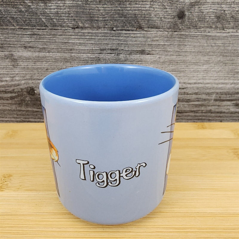 Load image into Gallery viewer, Disney Whinnie The Pooh Blue Tigger Coffee Mug Ceramic Tea Cup 8oz
