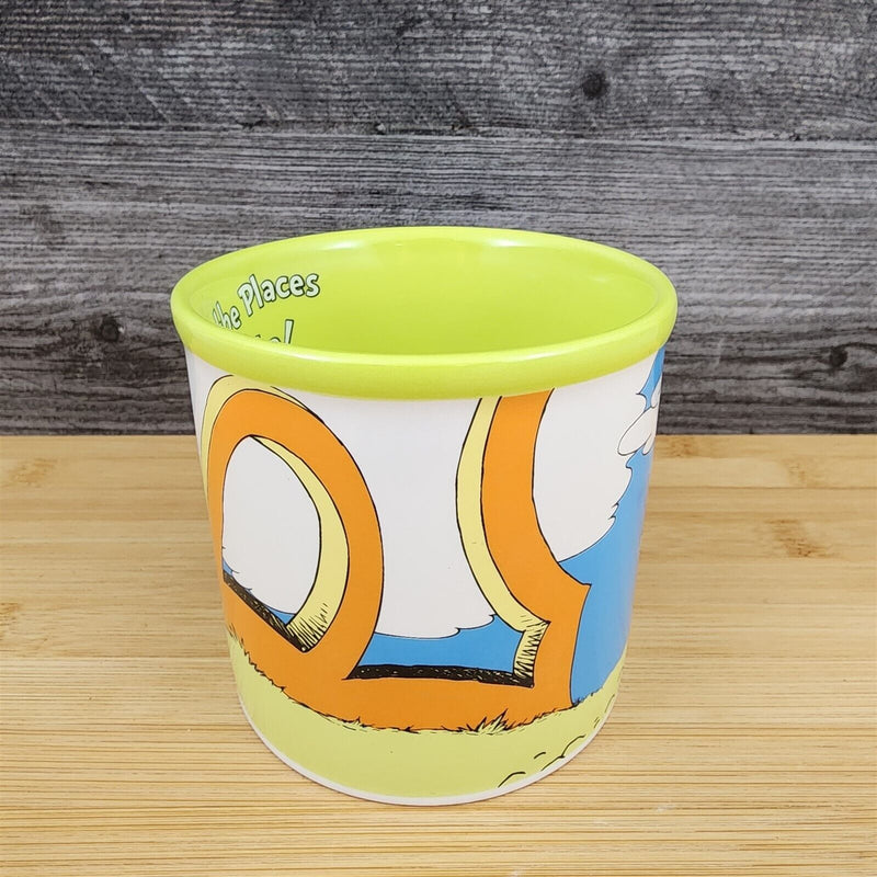 Load image into Gallery viewer, Dr. Seuss Coffee Mug Ceramic Tea Cup Oh The Places You&#39;ll Go 14 oz
