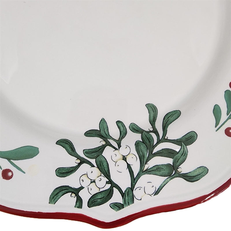 Load image into Gallery viewer, Better Homes &amp; Gardens Winter Forest 4 Dinner Plates Heritage Collection Berries
