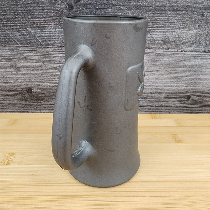 Load image into Gallery viewer, Playboy Bunny Logo Beer Stein Glass Tankard Black Pewter Mug 13oz Vintage 70&#39;s
