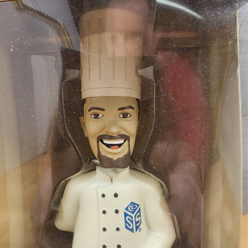 Load image into Gallery viewer, Sysco Detroit Celebrating Chef Bobblehead Doll Nodder Souvenir Advertising
