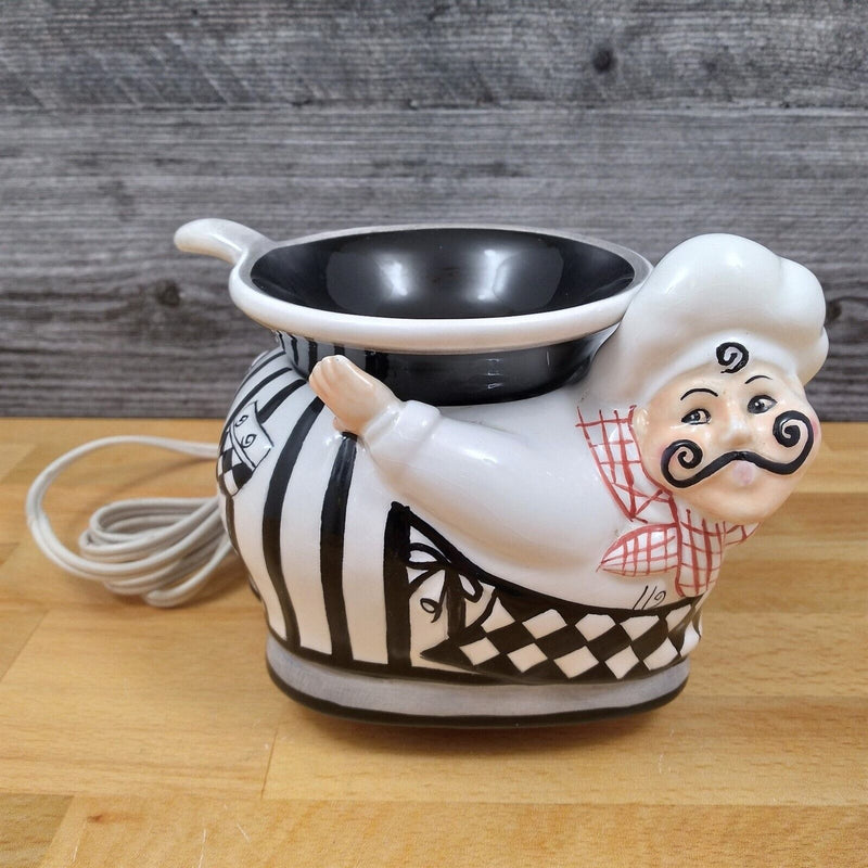 Load image into Gallery viewer, Fat Italian Chef Scented Wax Fragrance Warmer Melter 6" Electric Kitchen Decor
