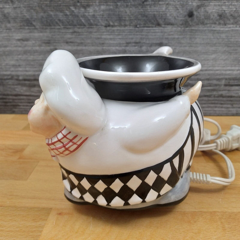 Load image into Gallery viewer, Fat Italian Chef Scented Wax Fragrance Warmer Melter 6" Electric Kitchen Decor
