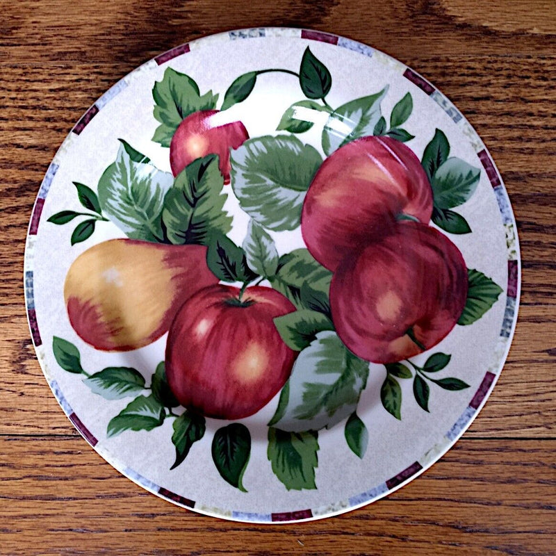 Load image into Gallery viewer, Sakura by Oneida Sonoma Apples Salad Plate Stoneware Accent Dinnerware
