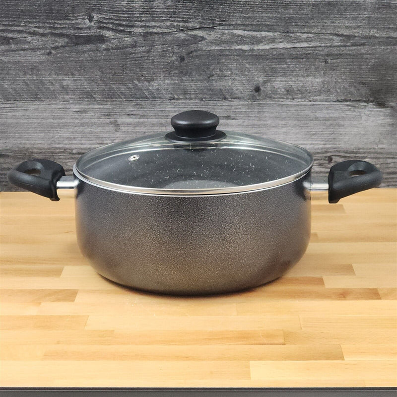 Load image into Gallery viewer, Oster Dutch Oven With Nonstick Interior Glass With Lid And Handles Aluminum 5 qt
