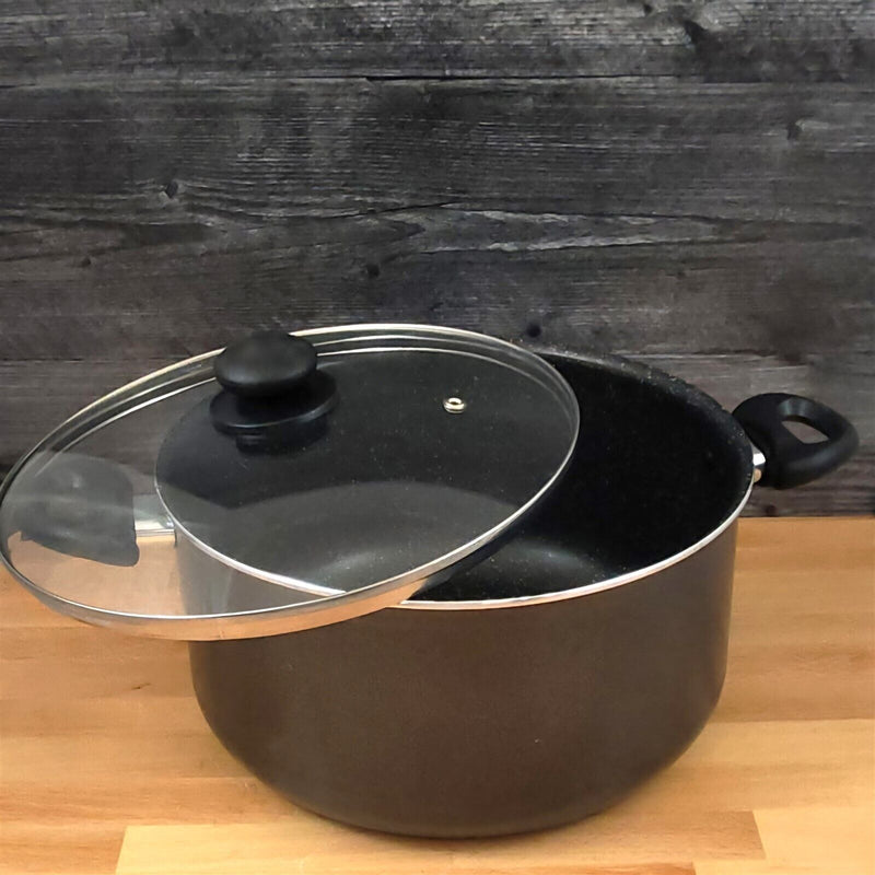 Load image into Gallery viewer, Oster Dutch Oven With Nonstick Interior With Glass Lid And Handles Aluminum 9 qt
