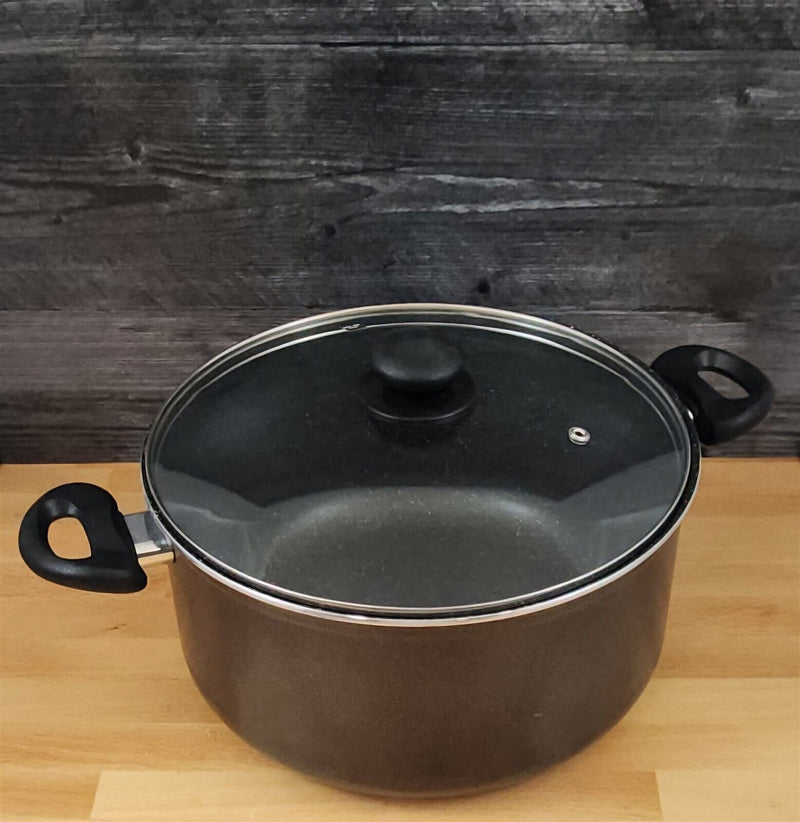 Load image into Gallery viewer, Oster Dutch Oven With Nonstick Interior With Glass Lid And Handles Aluminum 9 qt
