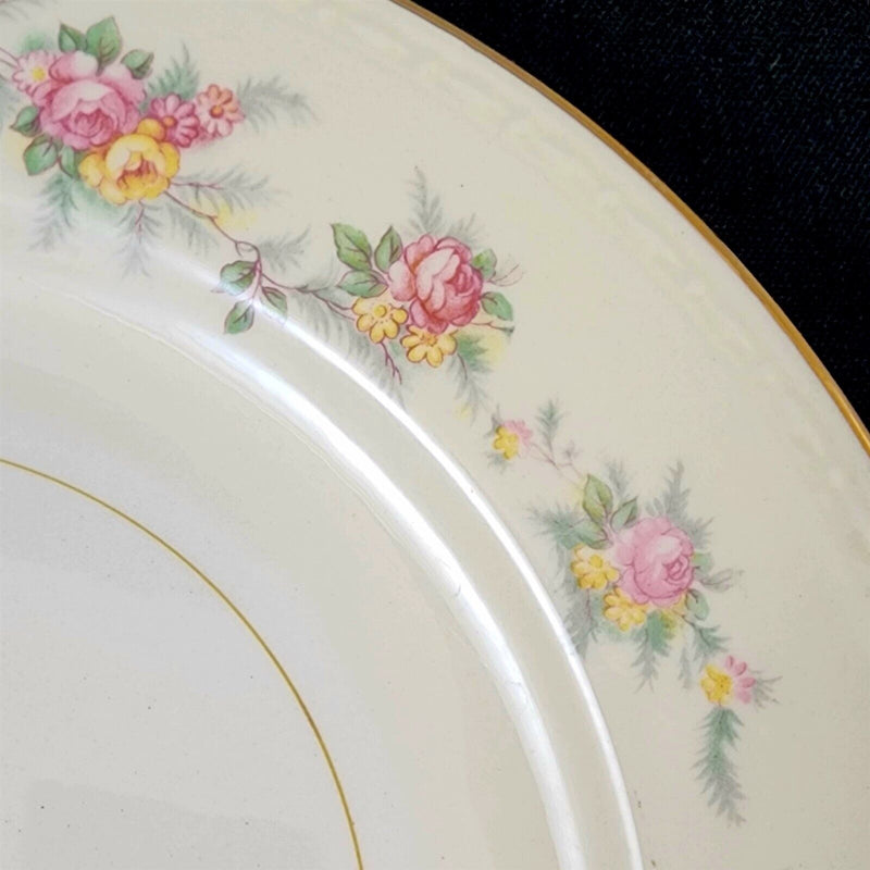 Load image into Gallery viewer, Homer Laughlin Countess Luncheon Plate 9&quot; Set of 3 Georgian Eggshell F49N5
