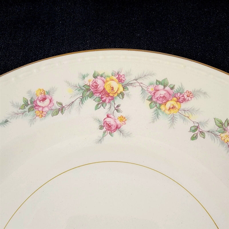 Load image into Gallery viewer, Homer Laughlin Countess Luncheon Plate 9&quot; Set of 3 Georgian Eggshell F49N5
