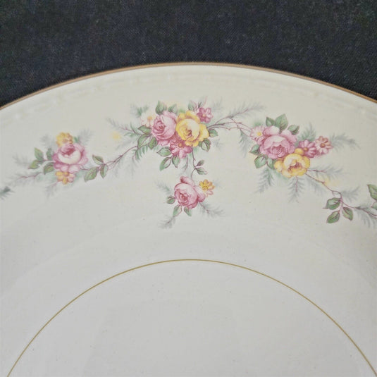 Homer Laughlin Countess Luncheon Plate 9" Set of 3 Georgian Eggshell F49N5