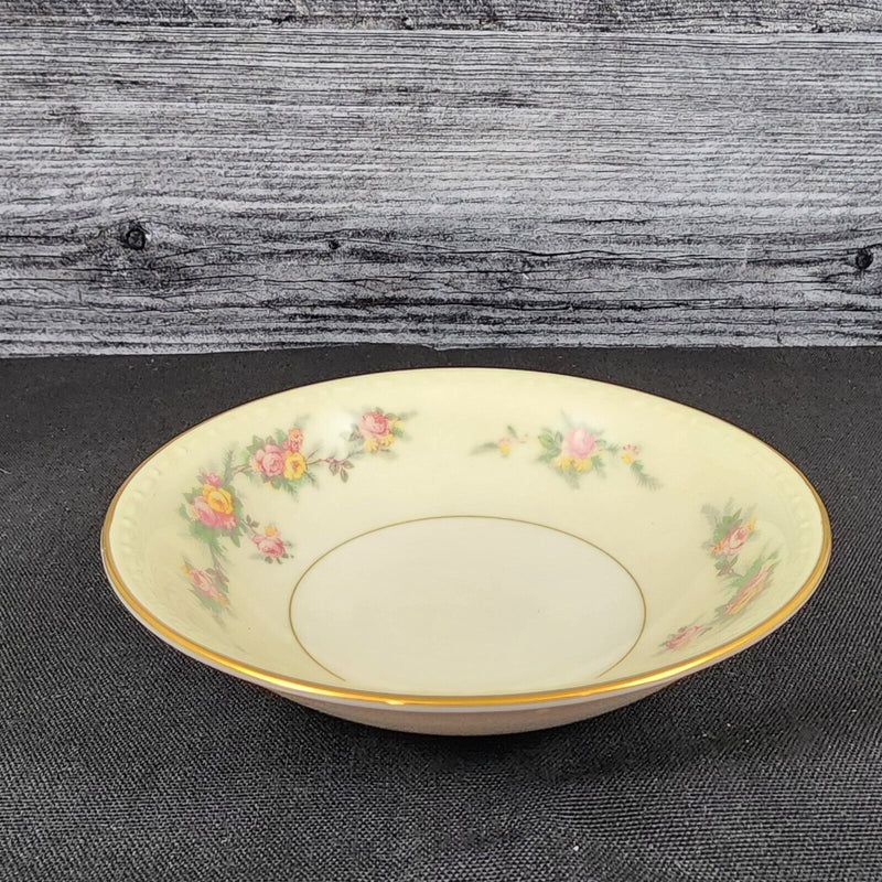 Load image into Gallery viewer, Homer Laughlin Countess Fruit Sauce Bowl 5 3/8&quot; Round Georgian Eggshell F49N5
