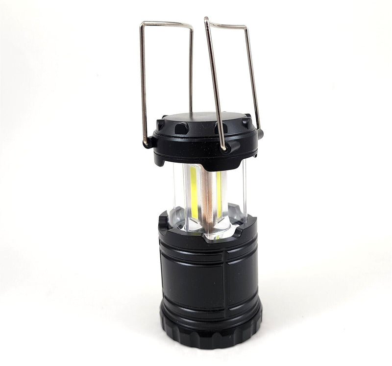 Load image into Gallery viewer, 24 LED Lantern Lamp Light Collapsible Black For Tent Camping Outdoor Hiking
