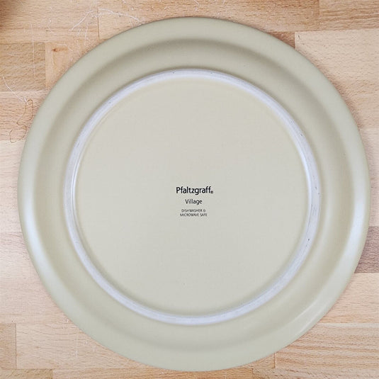 Pfaltzgraff Village Dinner Plate 10” Set of 4 Tan Brown Without Castle Mark