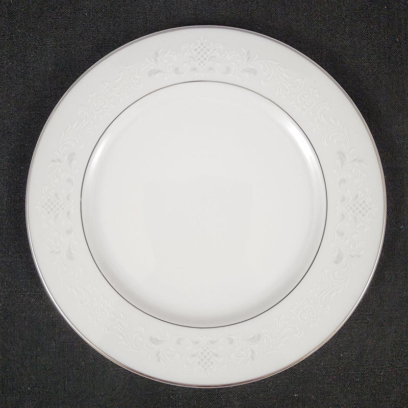 Load image into Gallery viewer, Sango Florence Bread &amp; Butter Plate 3 Set 6.5&quot; Gray Scrolls Japan 3646 Dishware
