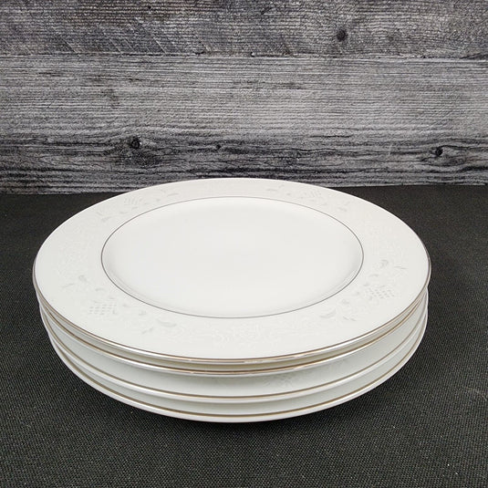 Sango Florence Bread & Butter Plate 4 Set 6.5" Gray Scrolls Japan 3646 Dishware