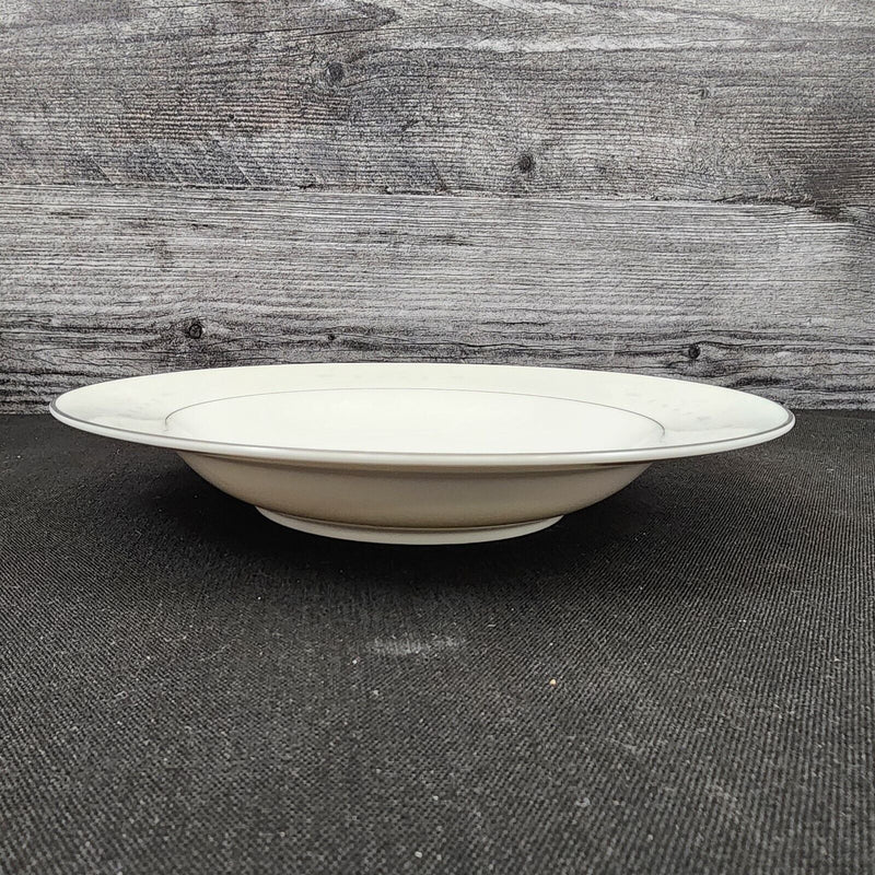 Load image into Gallery viewer, Sango Florence Set of 2 Soup Coupe Bowl 7 5/8&quot; Gray Scrolls Japan 3646 Dishware
