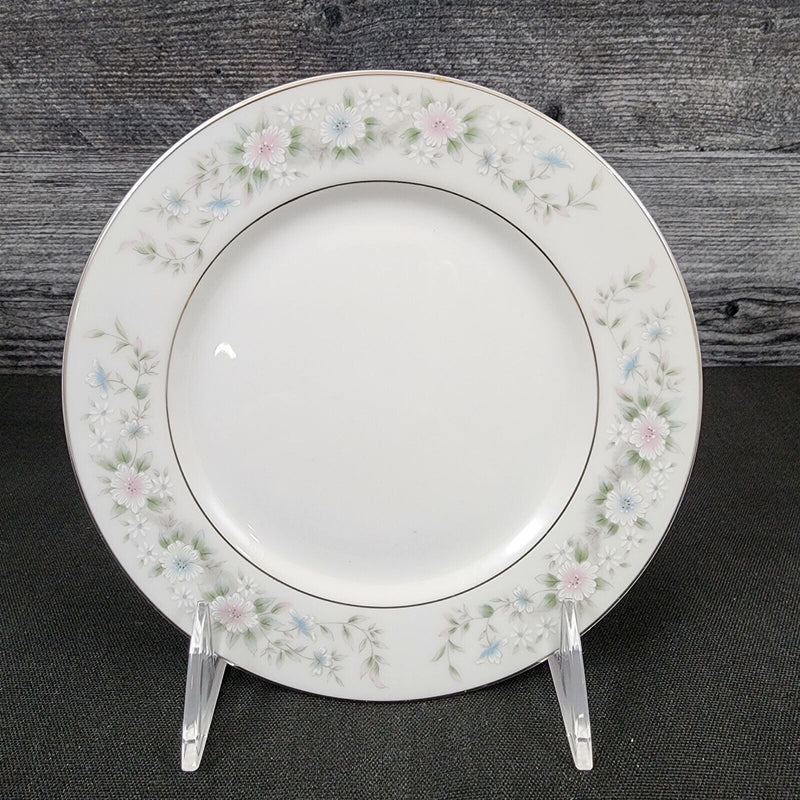 Load image into Gallery viewer, Sango Flower Garden Bread &amp; Butter Plate 6.5&quot; Oxford Pink Blue Japan 535
