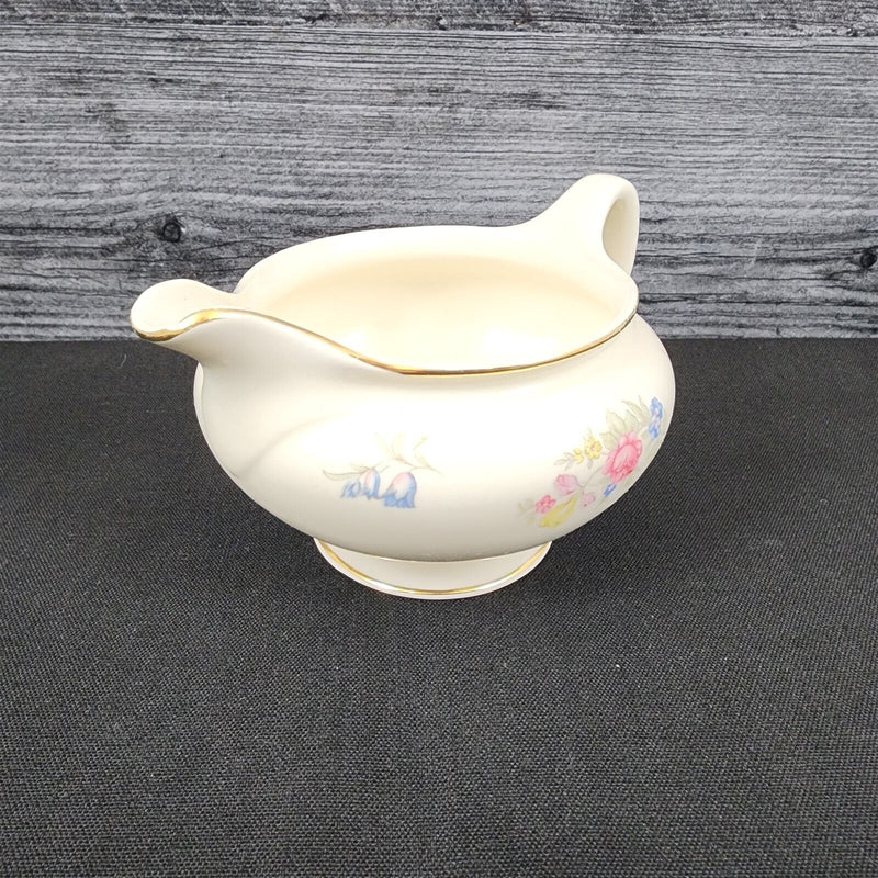 Load image into Gallery viewer, Homer Laughlin Dresden Creamer Pitcher Eggshell Nautilus Floral USA
