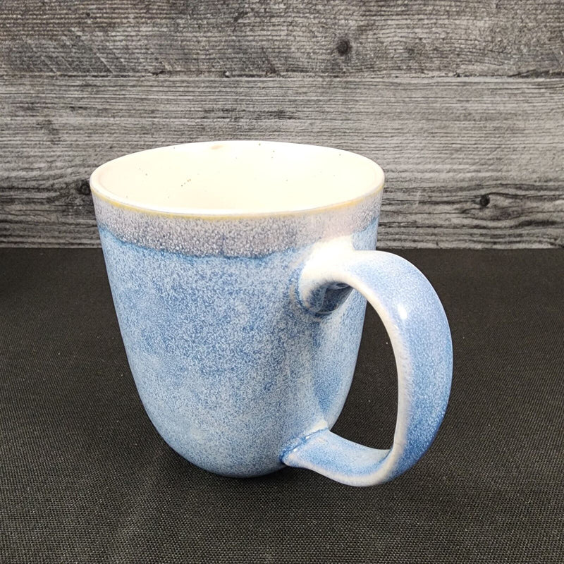 Load image into Gallery viewer, Pier 1 Imports Shoreline Blue Coffee Mug Set of 4 Tea Cup Stoneware Dishware
