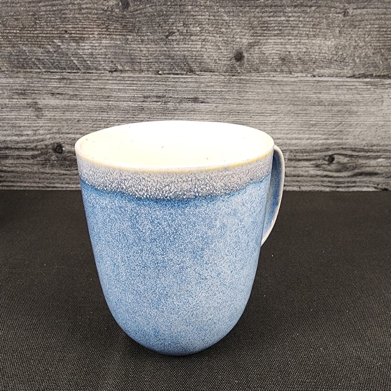 Load image into Gallery viewer, Pier 1 Imports Shoreline Blue Coffee Mug Set of 4 Tea Cup Stoneware Dishware
