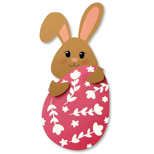Easter Magnets – Roeda “Brighten Your Life” Peek‑a‑Boo Bunny Magnetic Art Pop