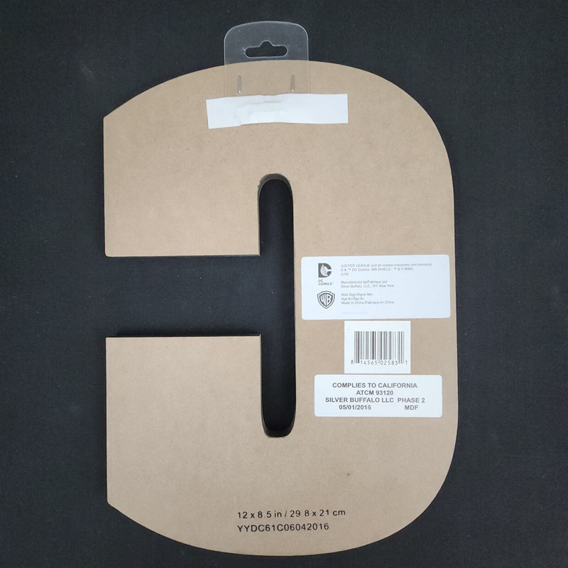 Load image into Gallery viewer, Justice League Letter C Wood Wall Art DC Comics Super Friends Kids Room Décor
