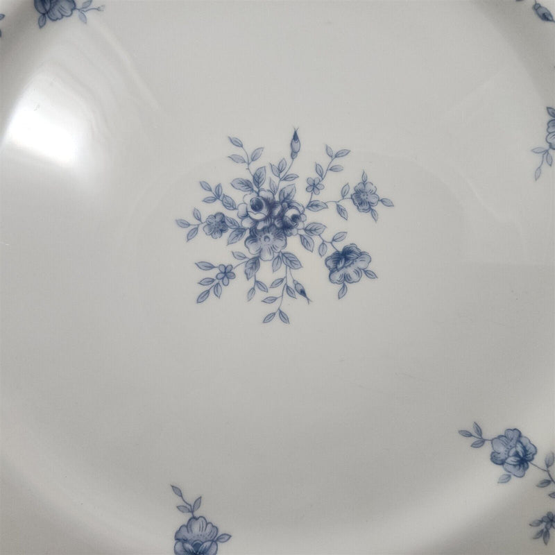 Load image into Gallery viewer, Crown Empire Duchess Set of 4 Dinner Plate 10 3/8&quot; Floral Silver Rim Ceramic
