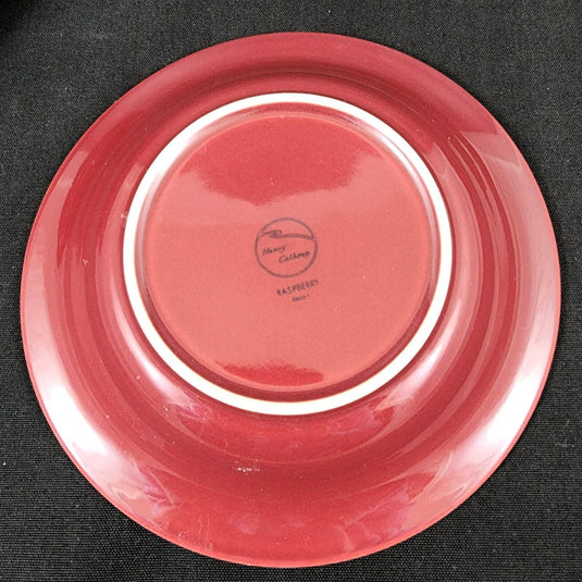 Nancy Calhoun Raspberry Soup Bowl Stoneware Round 8 inch Set of 2