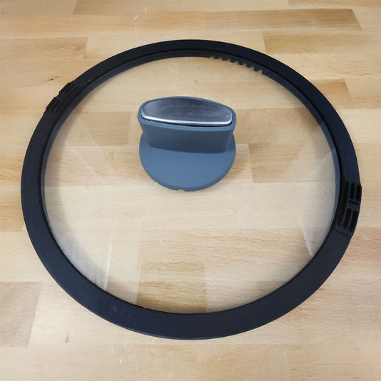 Dutch Oven With Nonstick Interior with Glass Lid And Handles Aluminum 4 Qt Black