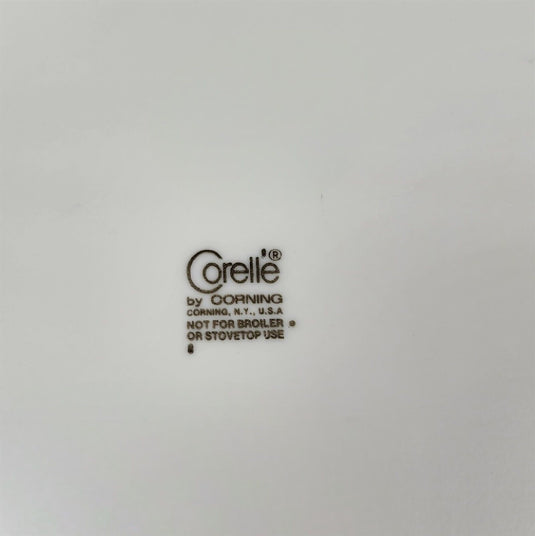 Corelle Corning Butterfly Gold Vegetable Bowl 8 1/2" 21cm Ceramic White