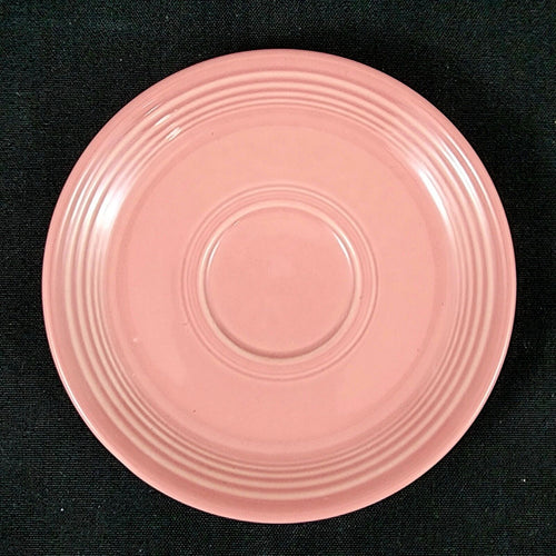 Fiesta Ware Homer Laughlin Saucer Pink Rose Dinnerware Ceramic Vtg