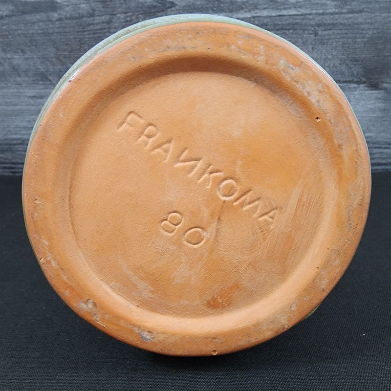 Load image into Gallery viewer, Frankoma Plainsman Woodland Moss Pitcher 40 oz Blue Brown Green Pottery
