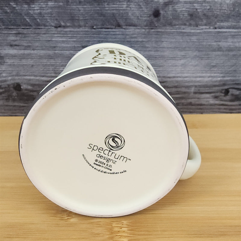 Load image into Gallery viewer, Dad Inspirational Mug Ceramic Embossed Coffee Cup Blue Sky Father&#39;s Day Beige
